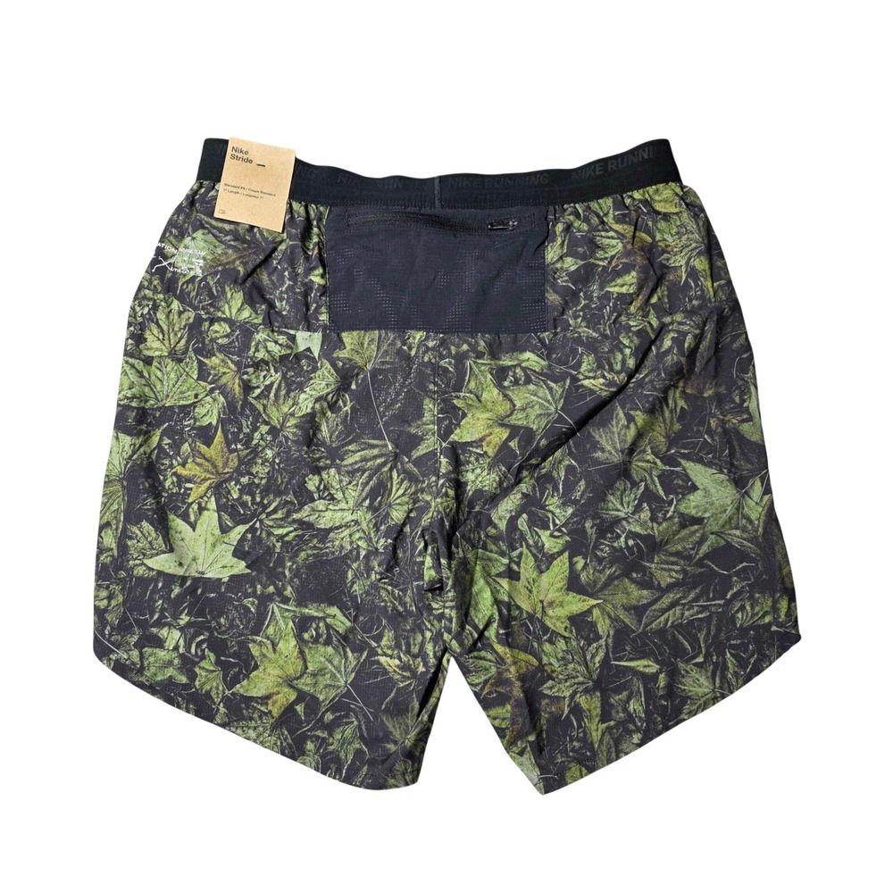 Nike Stride 7" Dri-FIT Camo Green Running Shorts Men's Small NWT IH4512-012 - Picture 2 of 11